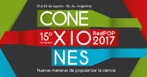 21-25 августа 2017 года в Аргентине пройдет XV съезд RedPop (международной площадки по популяризации науки и технологий в регионе Латинской Америки и Карибов)
