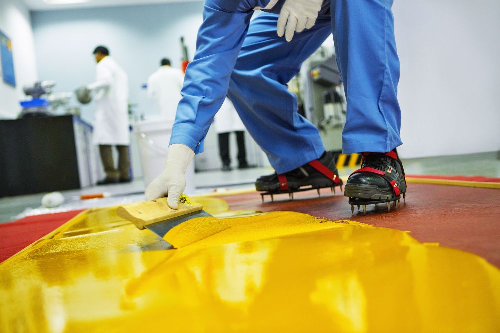 New super-rip flooring with antistatic properties